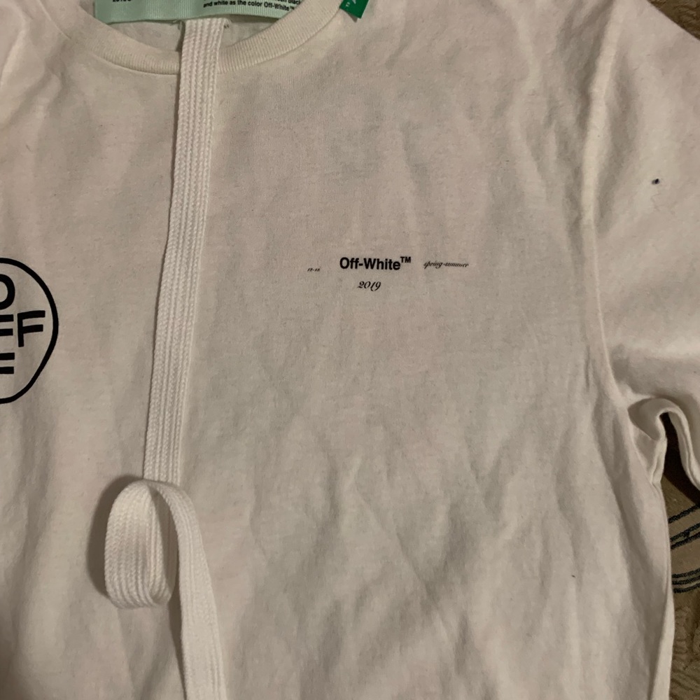 Off White Long-Sleeved Impressionism tee